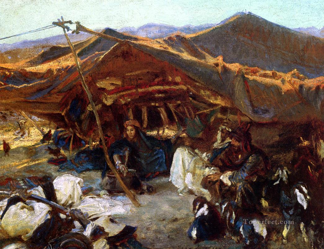 Campamento beduino John Singer Sargent Pintura al óleo
